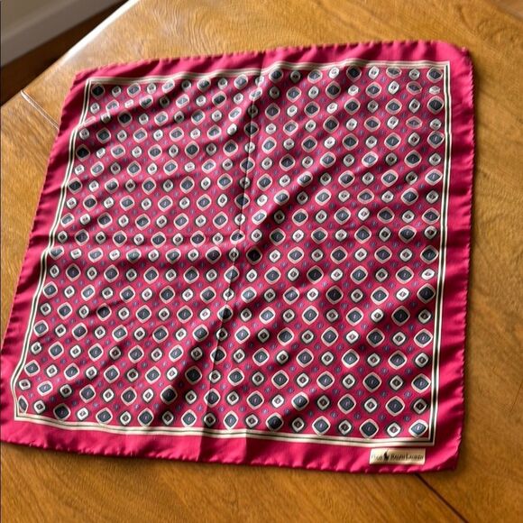 Polo Ralph Lauren silk pocket square - Picture 1 of 5